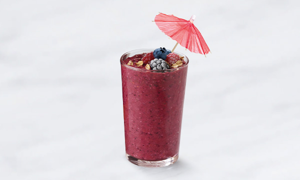 Triple Berry Oat Smoothie